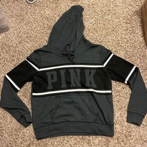 VS Pink Gray Hoodie